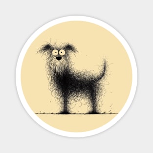 Shaggy dog - Scruffy Doodle Dog Magnet